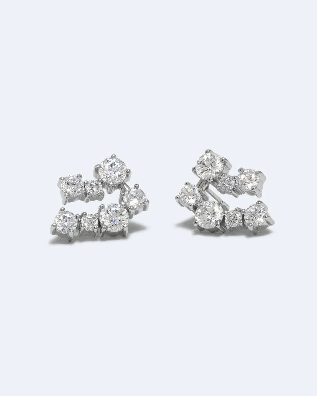 Completedworks Myth boucles d'oreilles zirconia rhodié