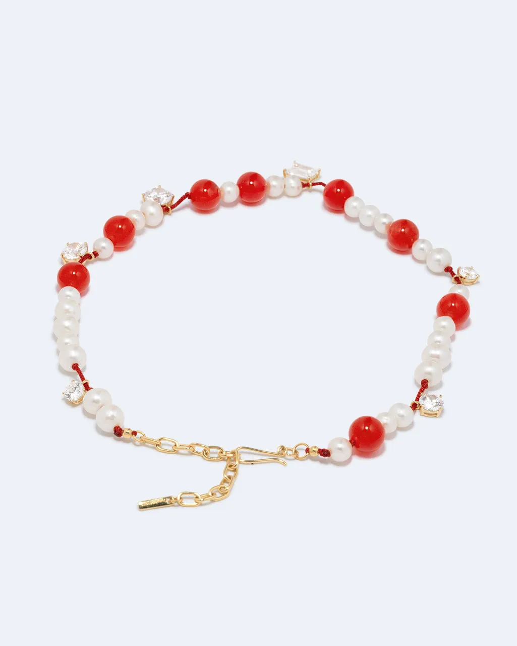 Completedworks A Series of Minor Disruptions collier perle quartz orange