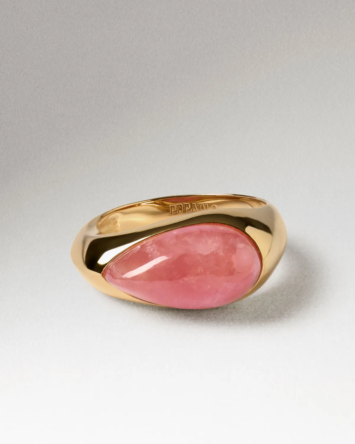 PDPAOLA Luna bague sceau rhodochrosite