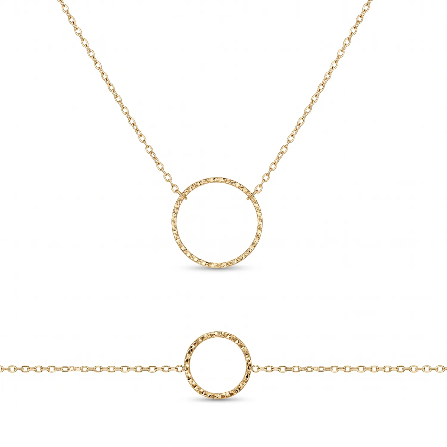 Nao de Paris Cercle d'Or coffret collier bracelet doré