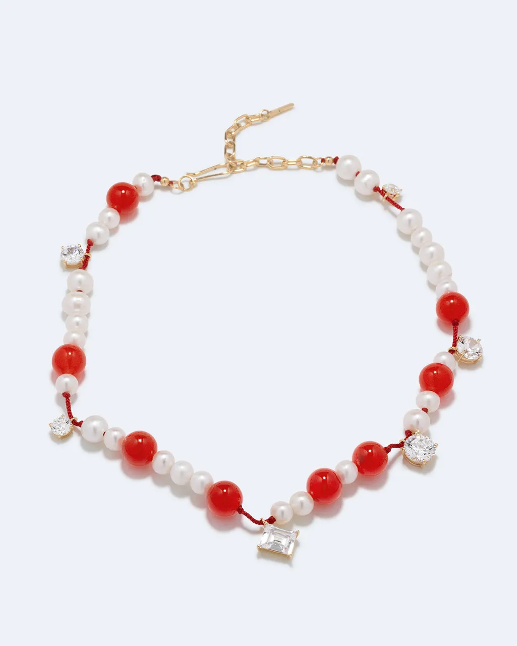 Completedworks A Series of Minor Disruptions collier perle quartz orange