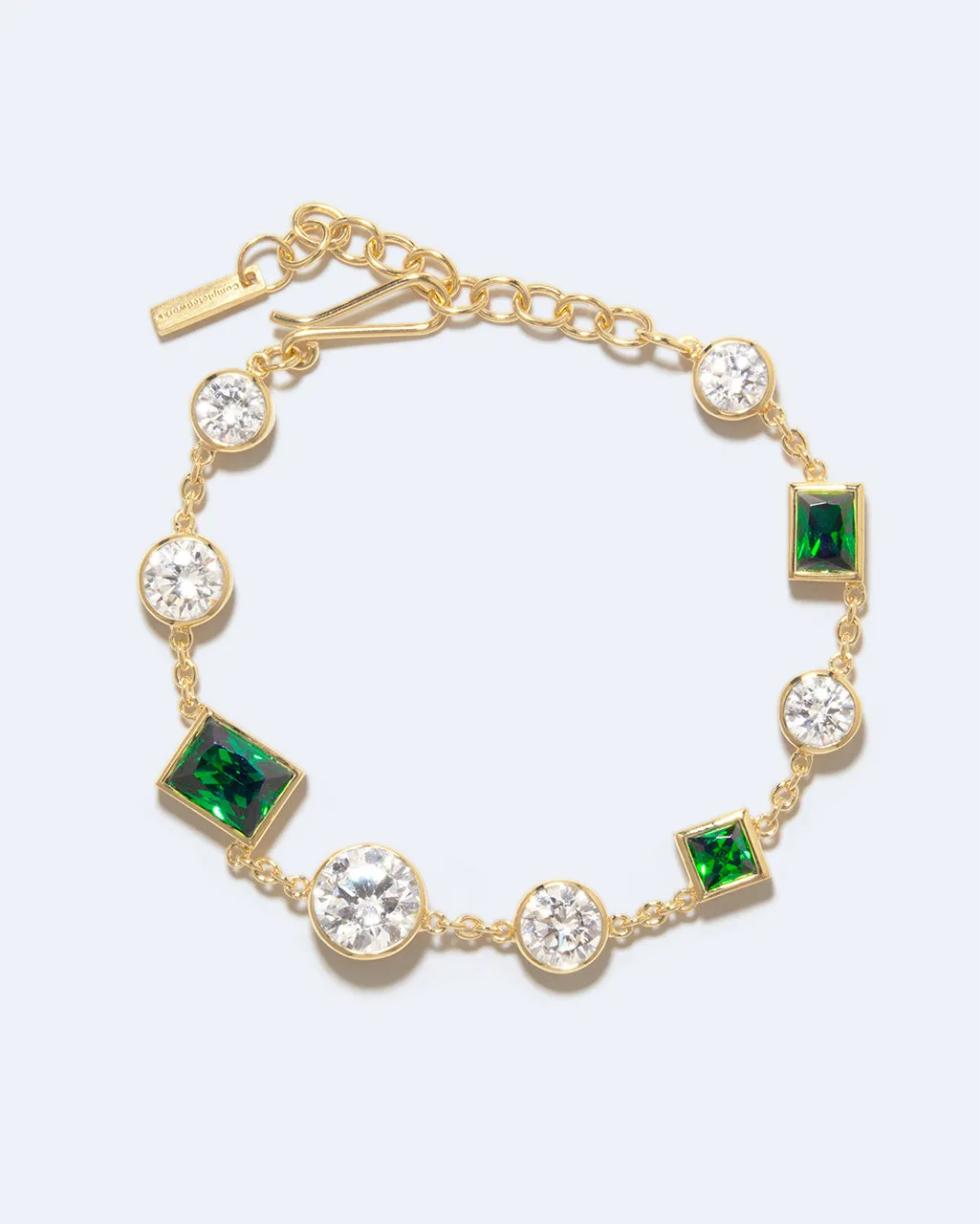 Completedworks The Mysterious Connection bracelet zircon émeraude vermeil