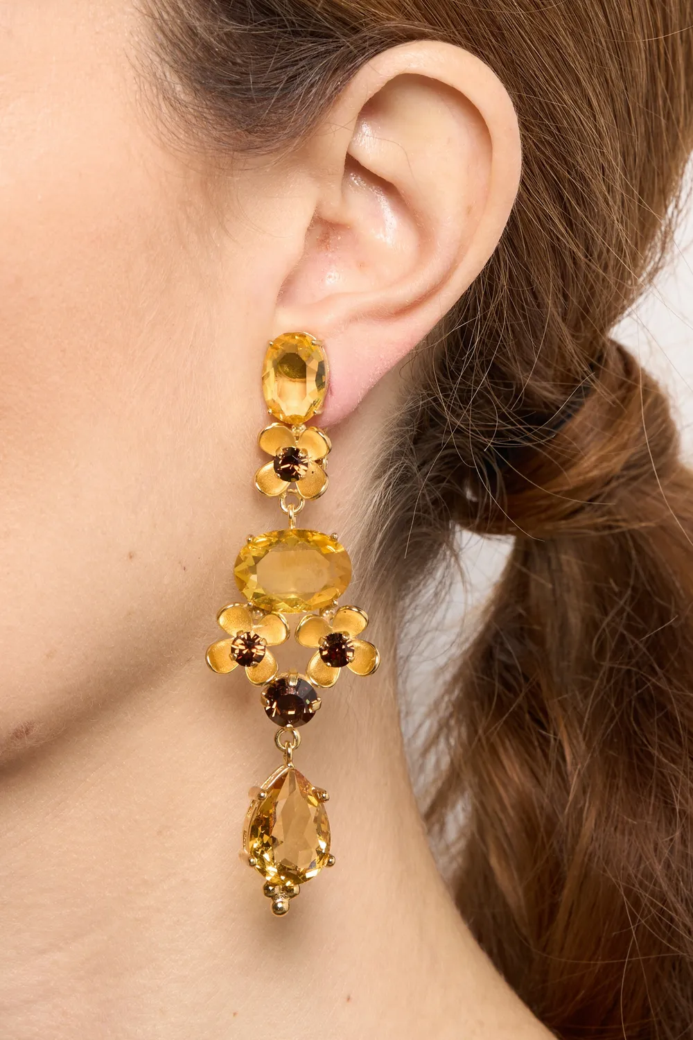 Philippe Ferrandis Eugénie boucles clips longues 9cm