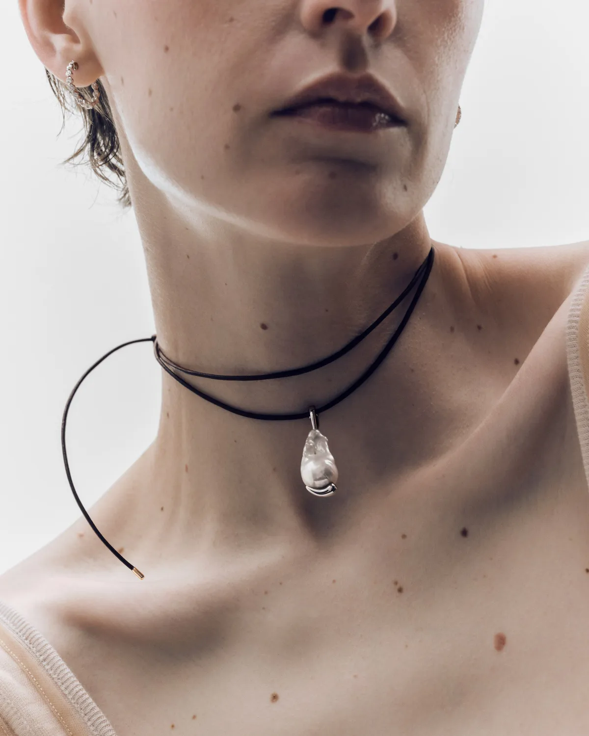 PDPAOLA La Perla pendentif argent nacre