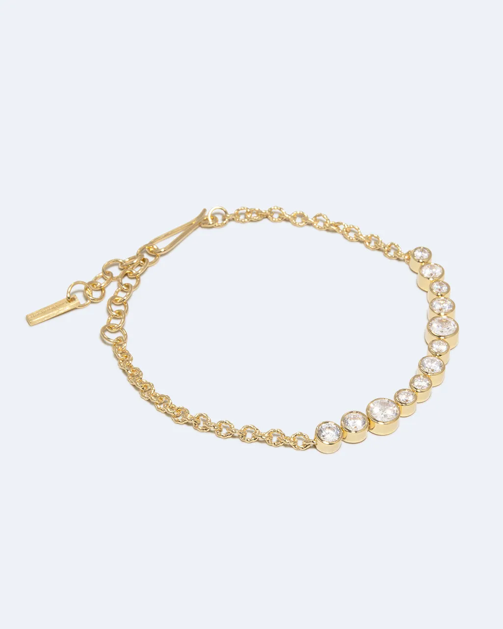 Completedworks Wild Eyed bracelet chaîne zirconia vermeil