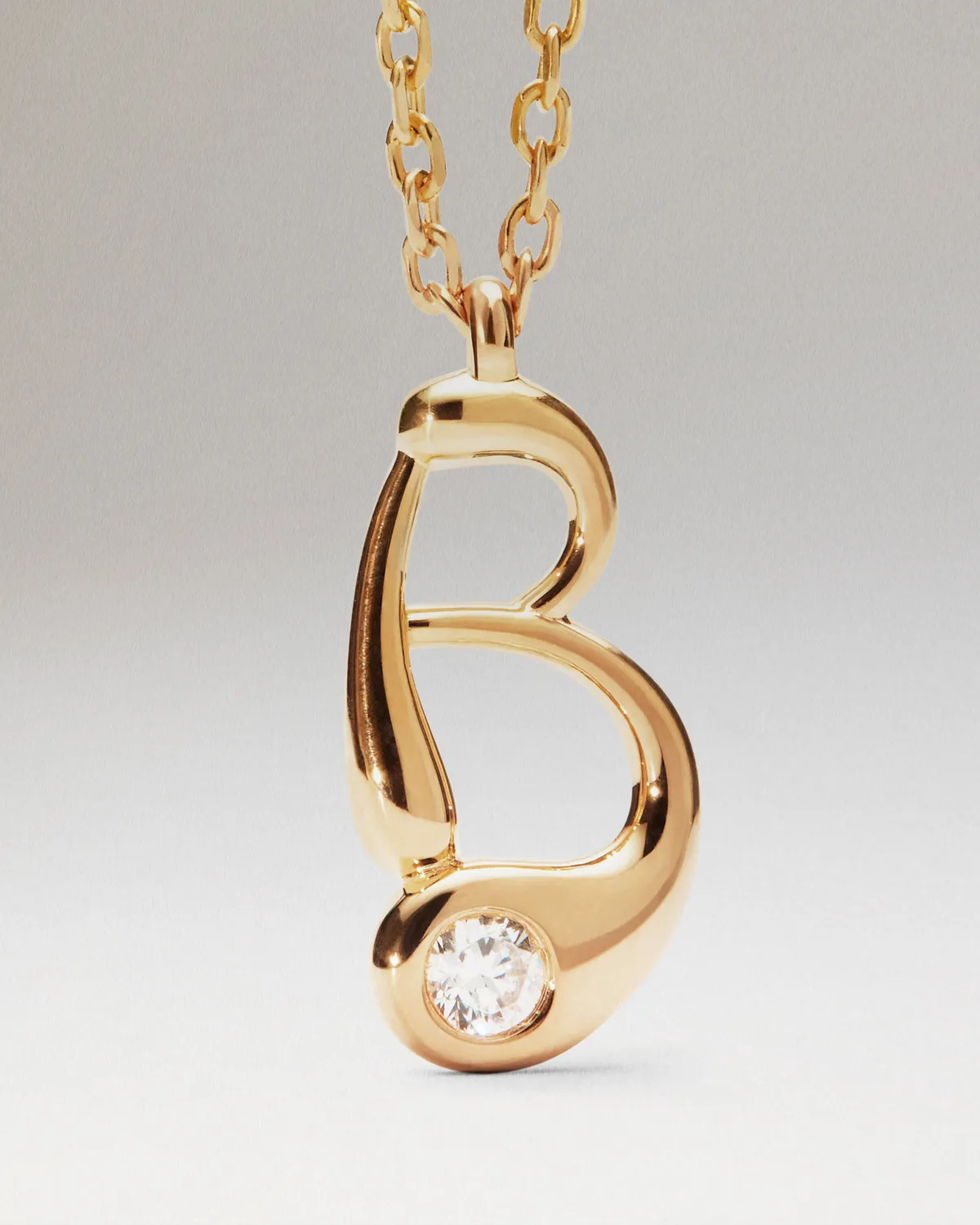PDPAOLA B collier initiale B doré 40-50 cm