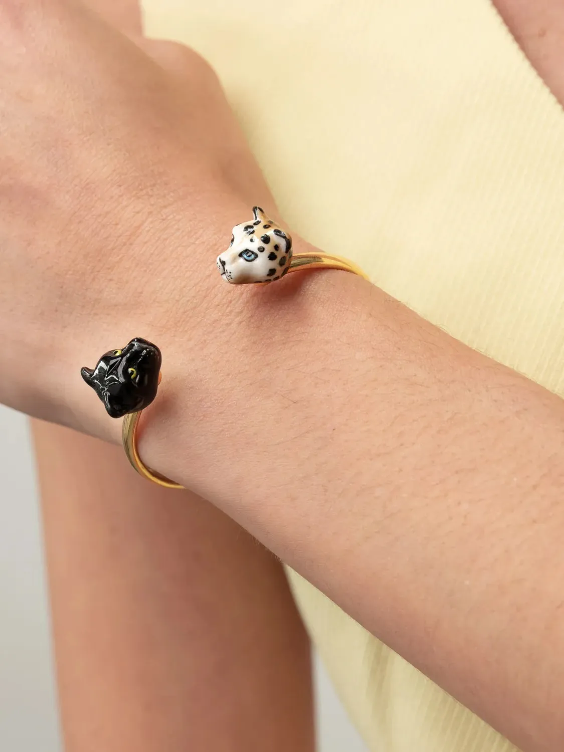 Nach FaceToFace Panthère Léopard bracelet perles