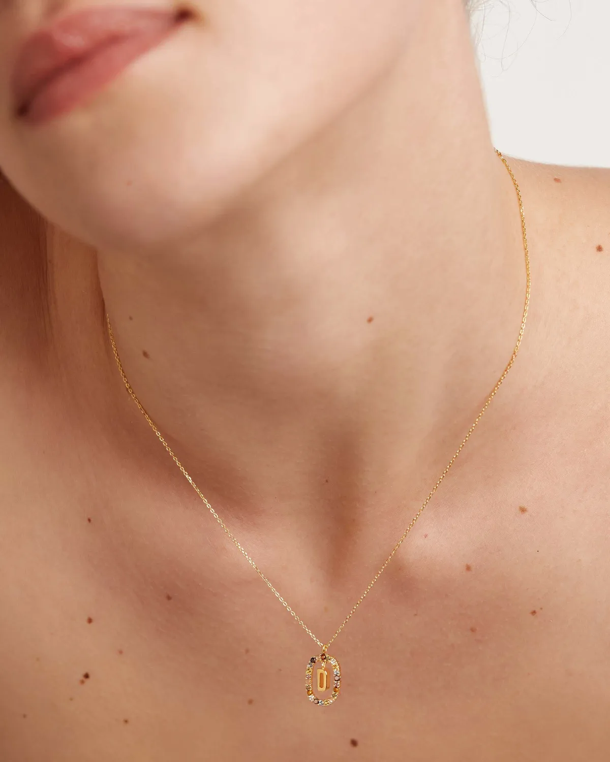 PDPAOLA Letter D collier initiale argent
