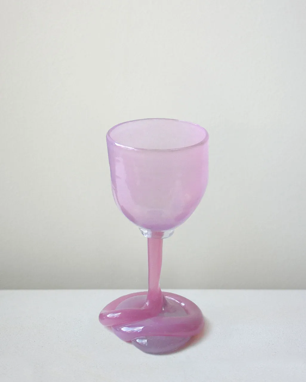 Completedworks Thaw set 4 verres à vin recyclé multicolore
