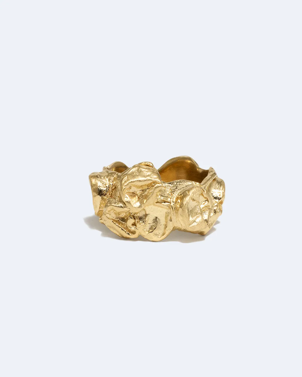 Completedworks Bubble bague vermeil doré tailles L O R