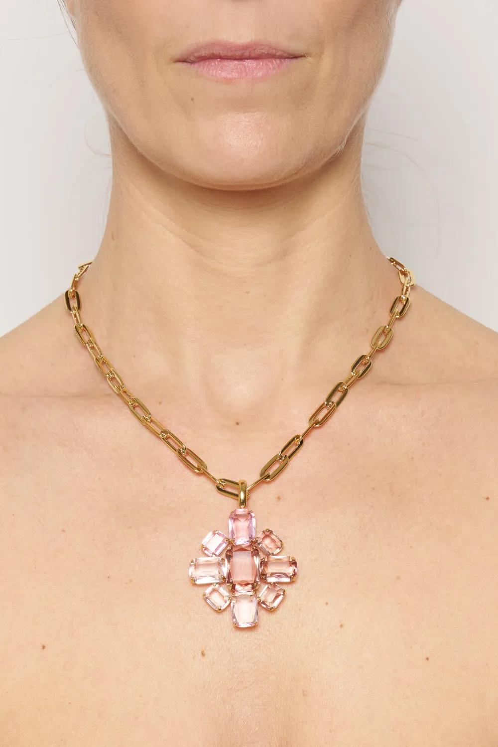 Philippe Ferrandis Baléares collier médaillon doré