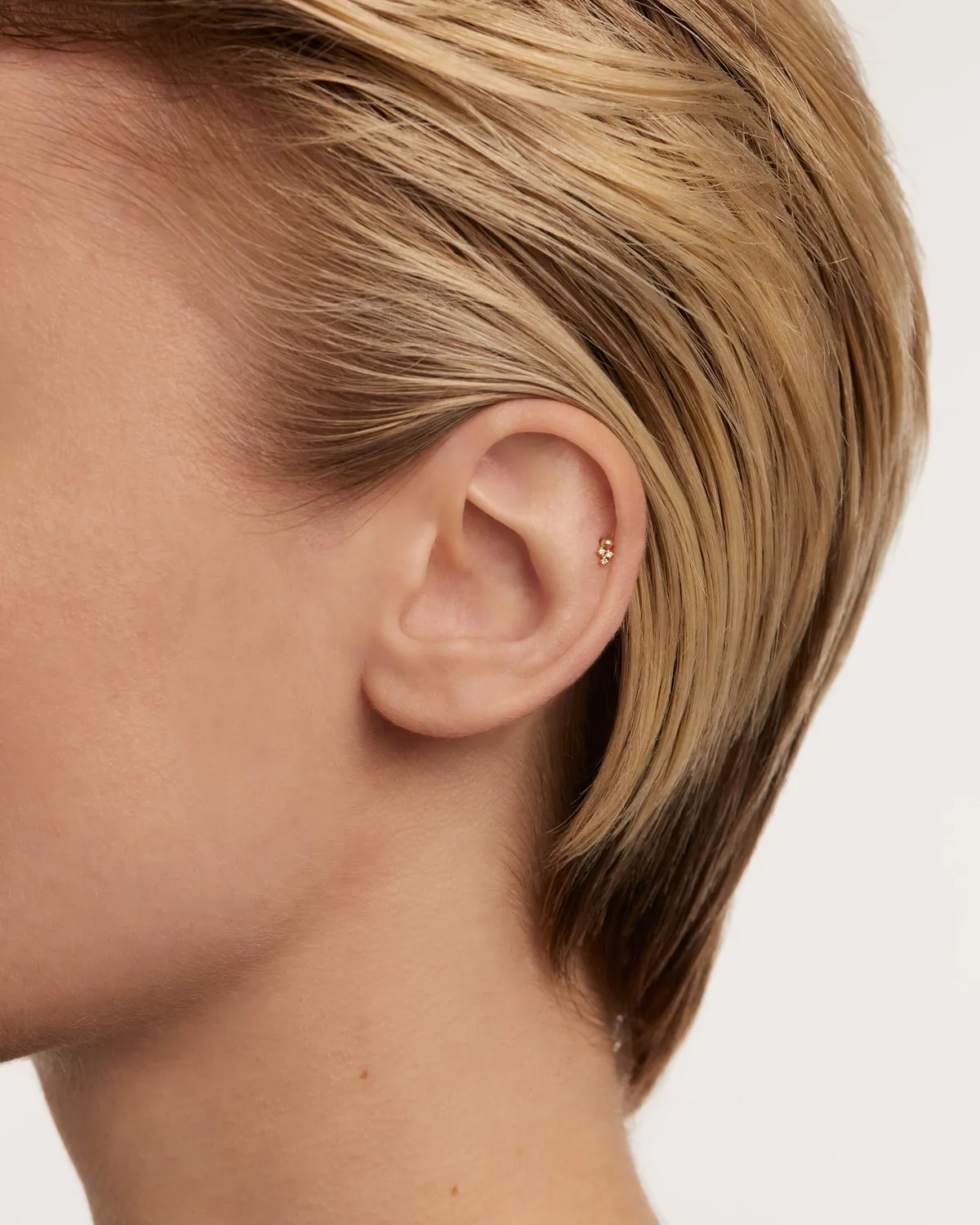 PDPAOLA Blake mono boucle d'oreille or diamants