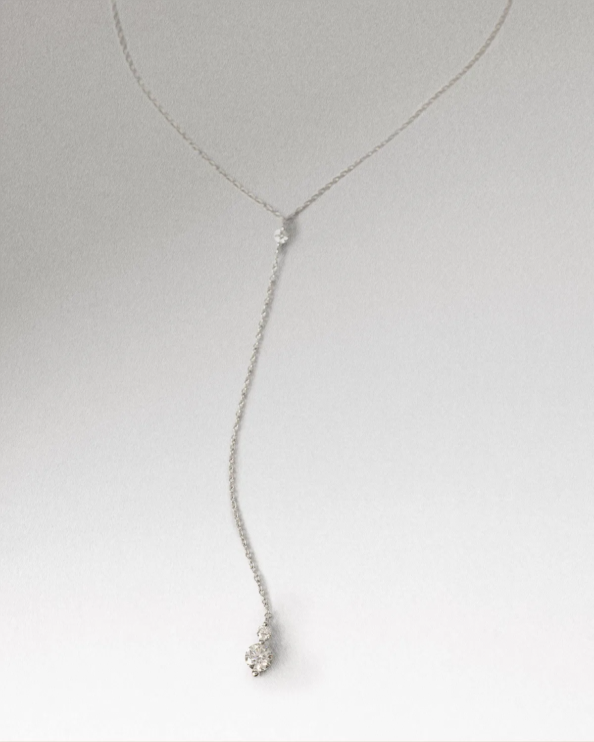 PDPAOLA Aria Diamonds collier or blanc diamants