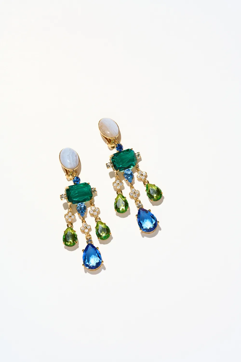 Philippe Ferrandis Castiglione boucles clips or fin 24 carats