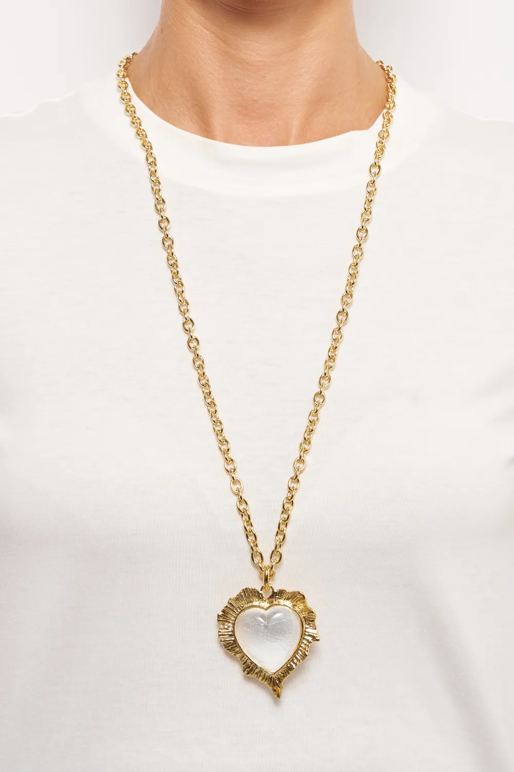 Philippe Ferrandis Break My Heart sautoir pendentif