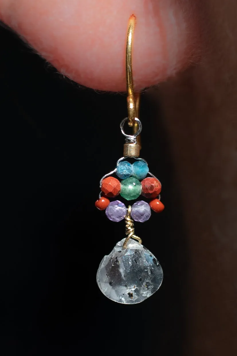 Le Fourbi de Capucine P25 boucles améthyste 3 cm