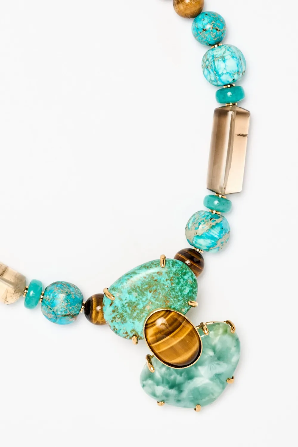 Philippe Ferrandis collier unique turquoise célestine