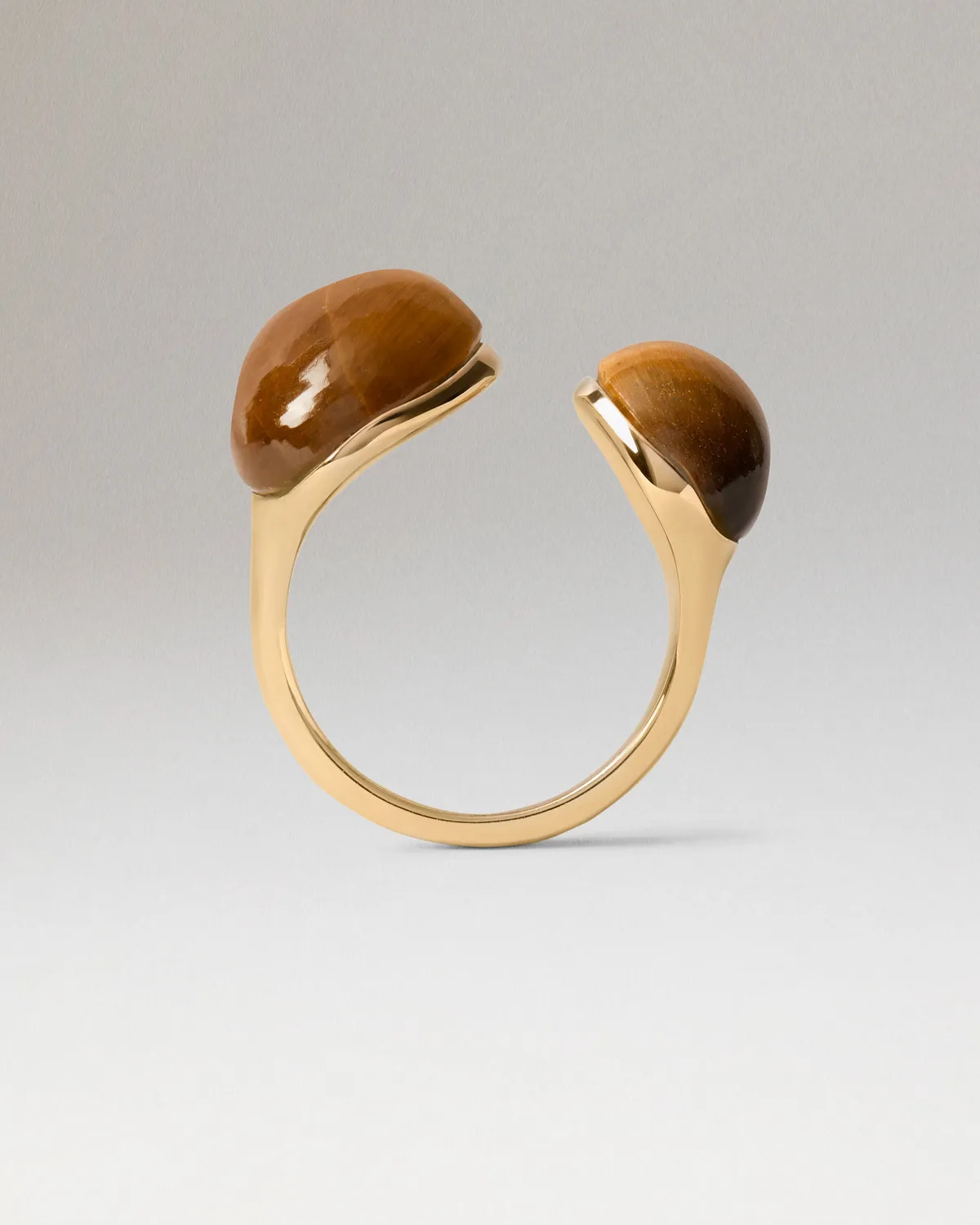 PDPAOLA Tiger Eye Gravity bague œil de tigre