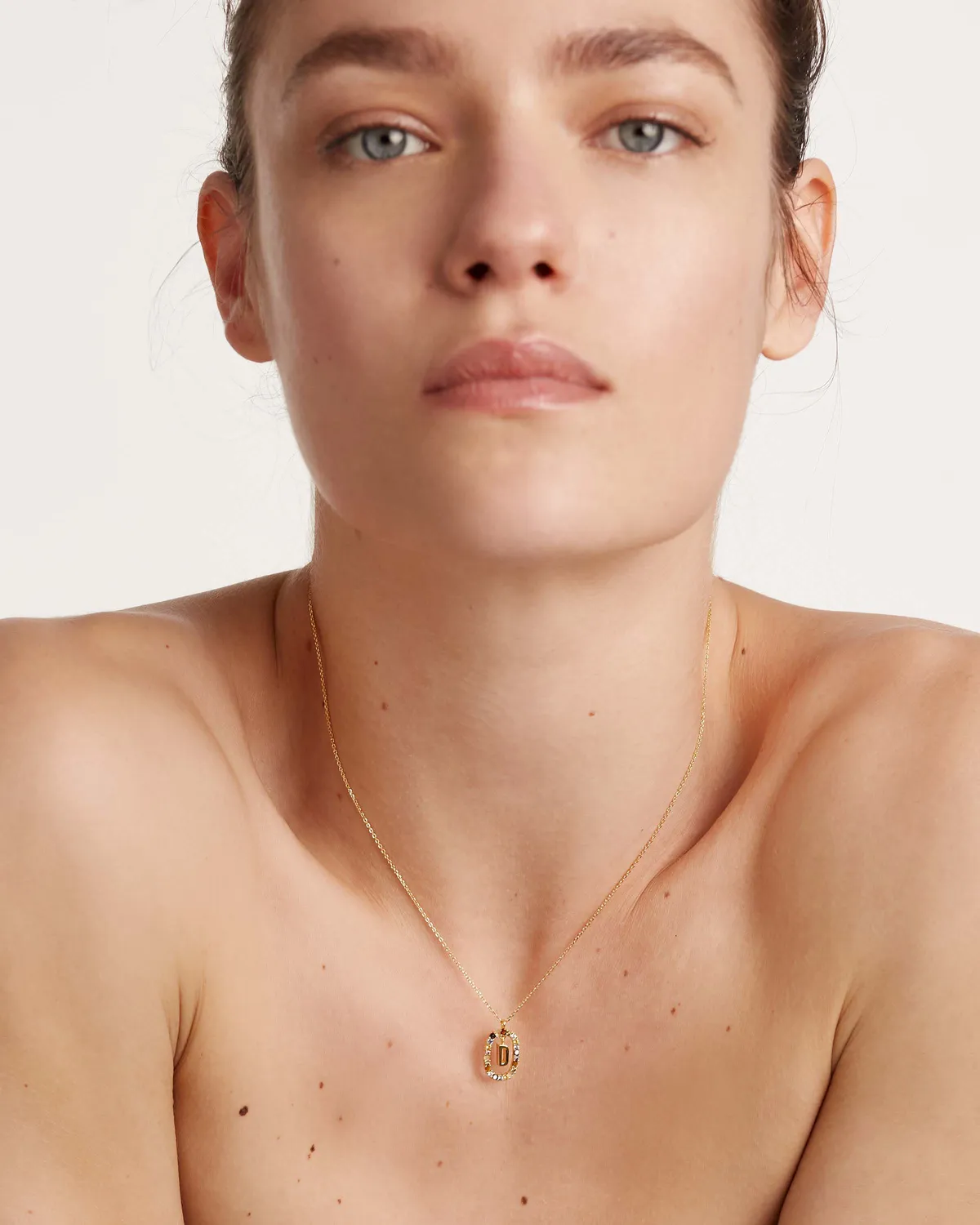 PDPAOLA Letter D collier initiale argent