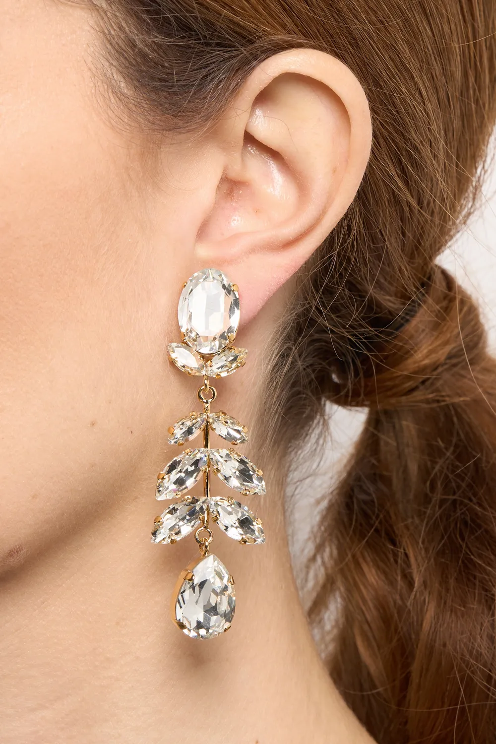 Philippe Ferrandis Paris by Night boucles clips bleu 7,5 cm