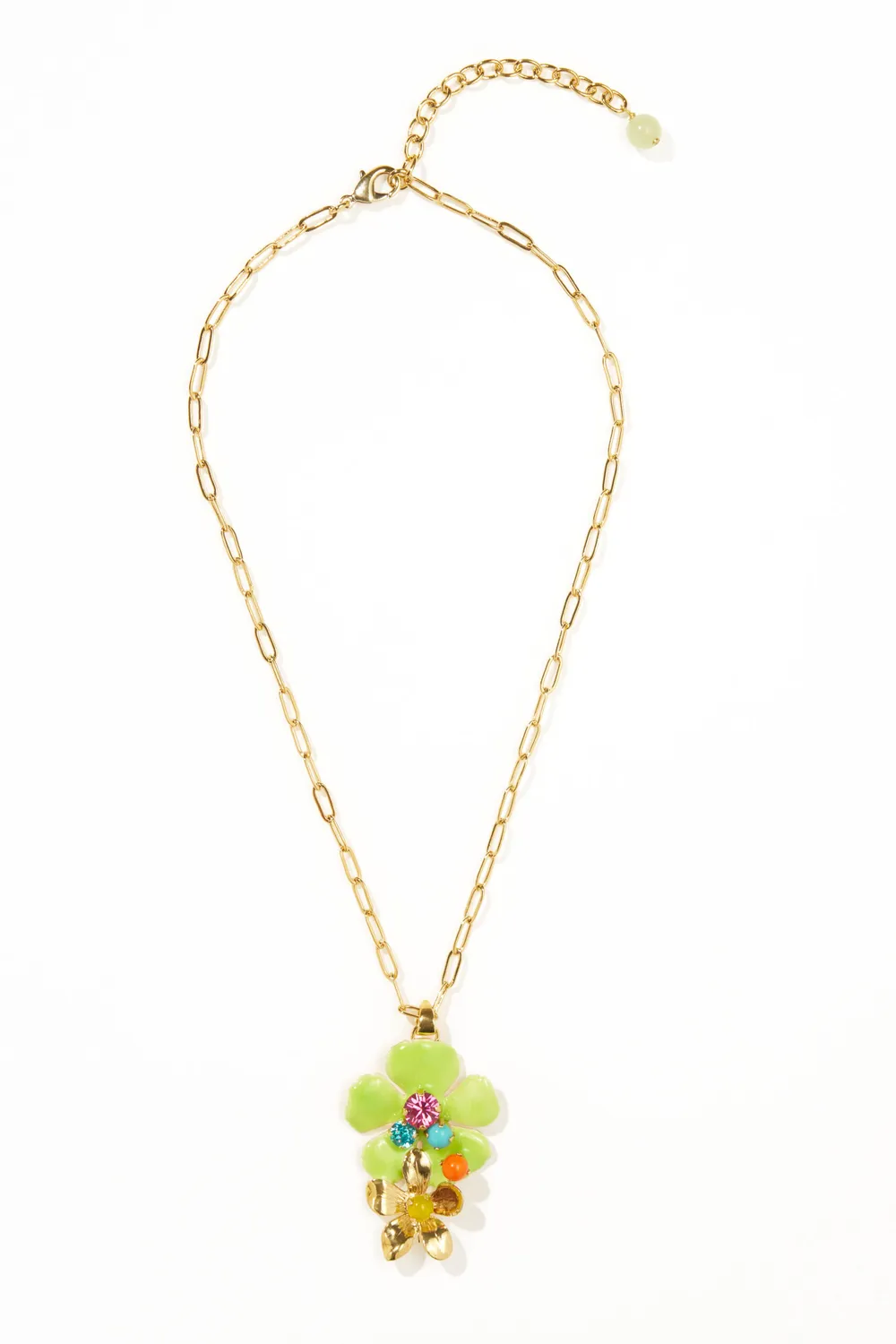 Philippe Ferrandis Ischia collier pendentif émail blanc