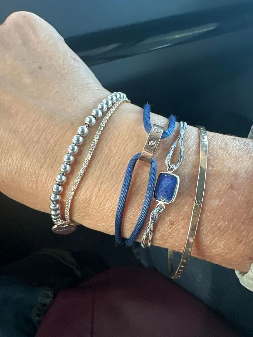 Astrid & Miyu Tennis Chain bracelet doré rivière