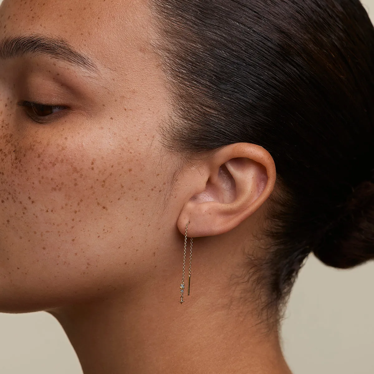 Astrid & Miyu Cosmic Opal boucles plaqué or
