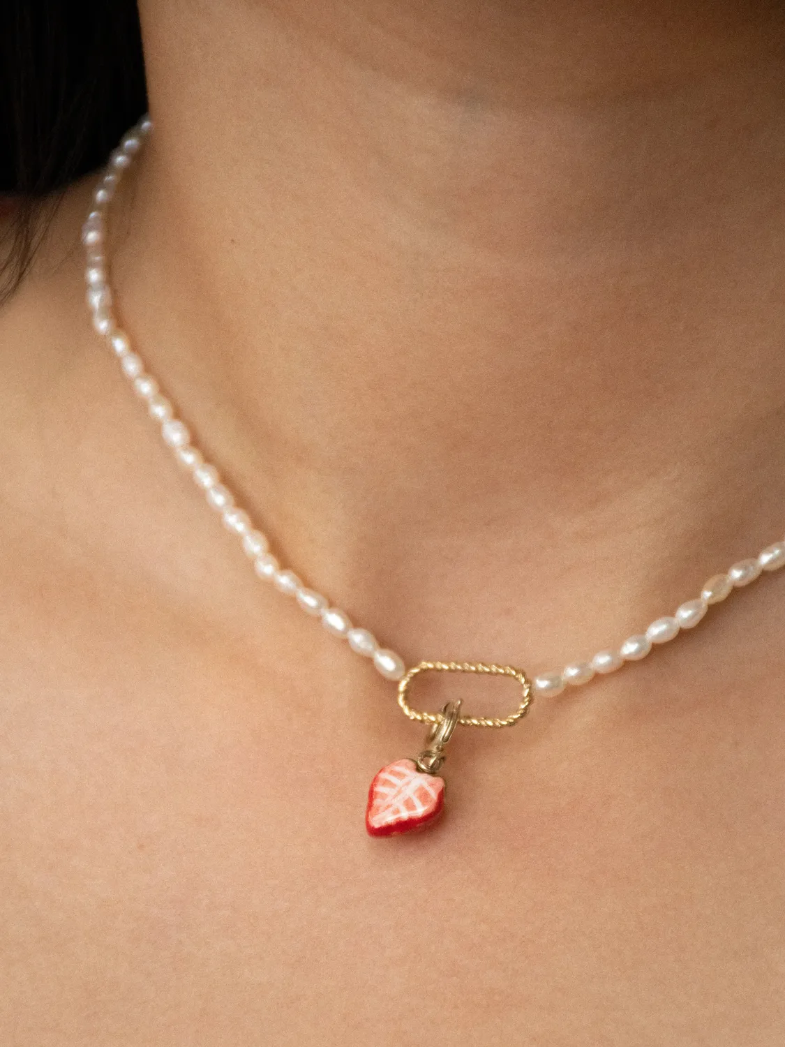 Nach Bijoux Fraise charm’s porcelaine mix and match à associer