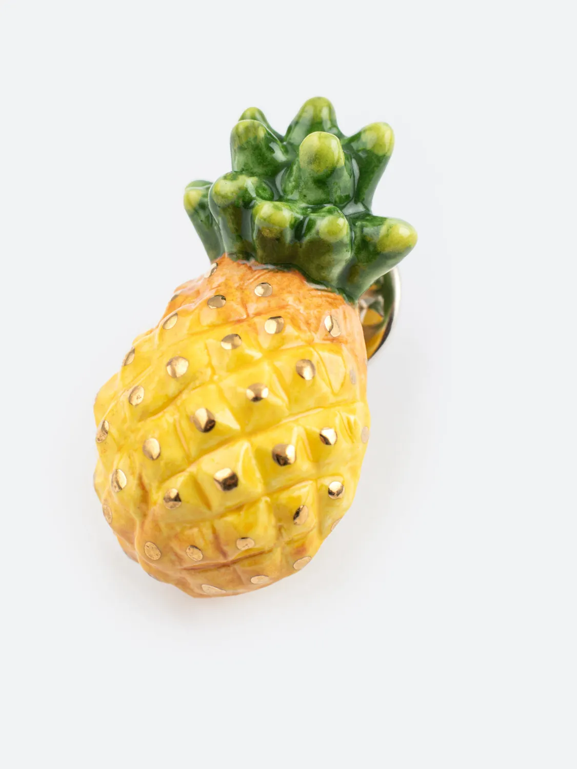 Nach Bijoux Ananas pin's porcelaine 3,4 cm