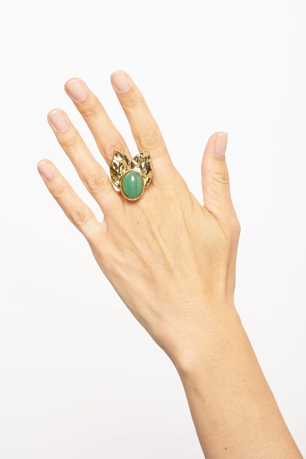 Philippe Ferrandis Grace Bague Ajustable Dorée Créateur