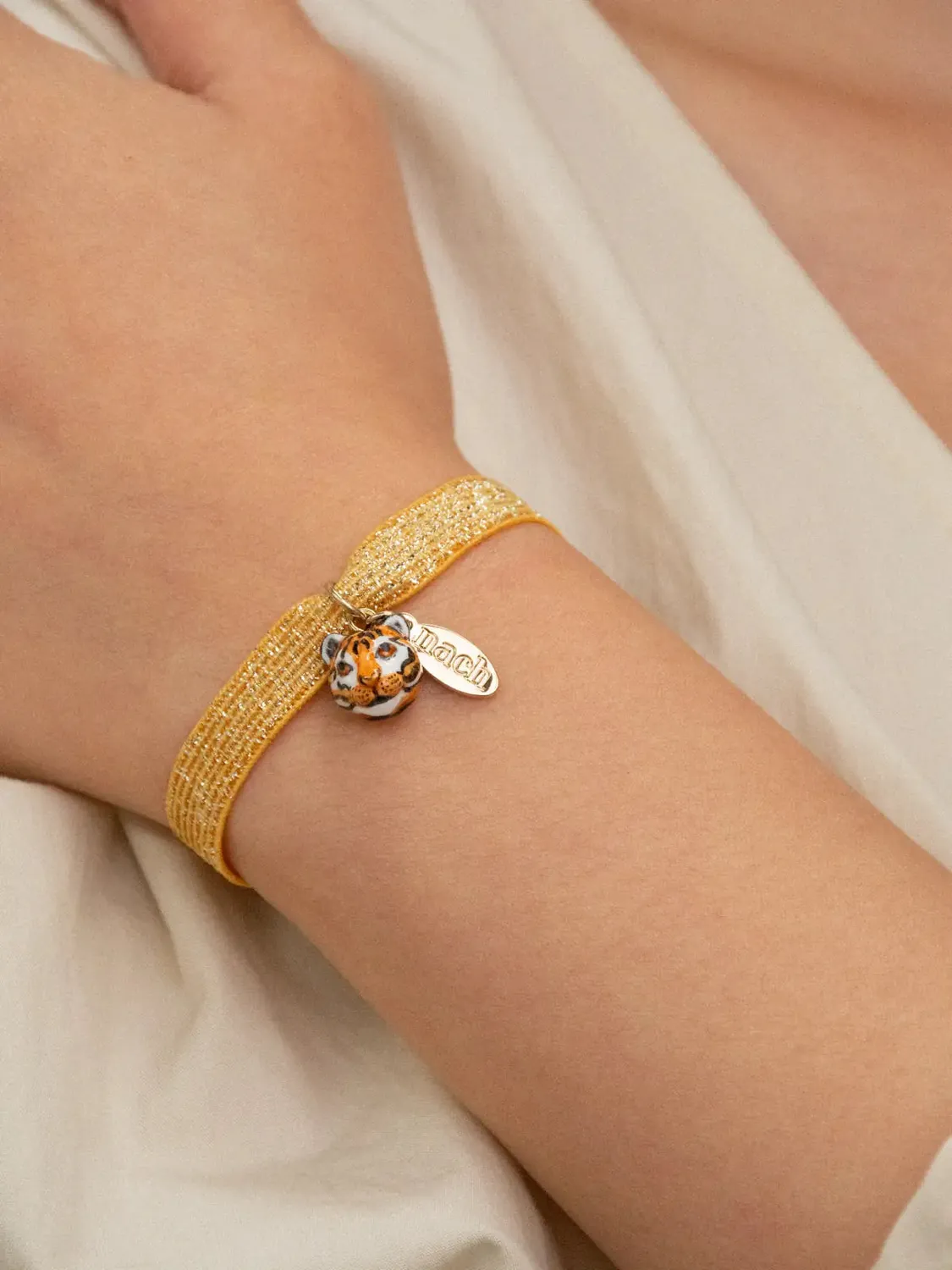 Nach Bijoux Twistband Tigre bracelet élastique irisé