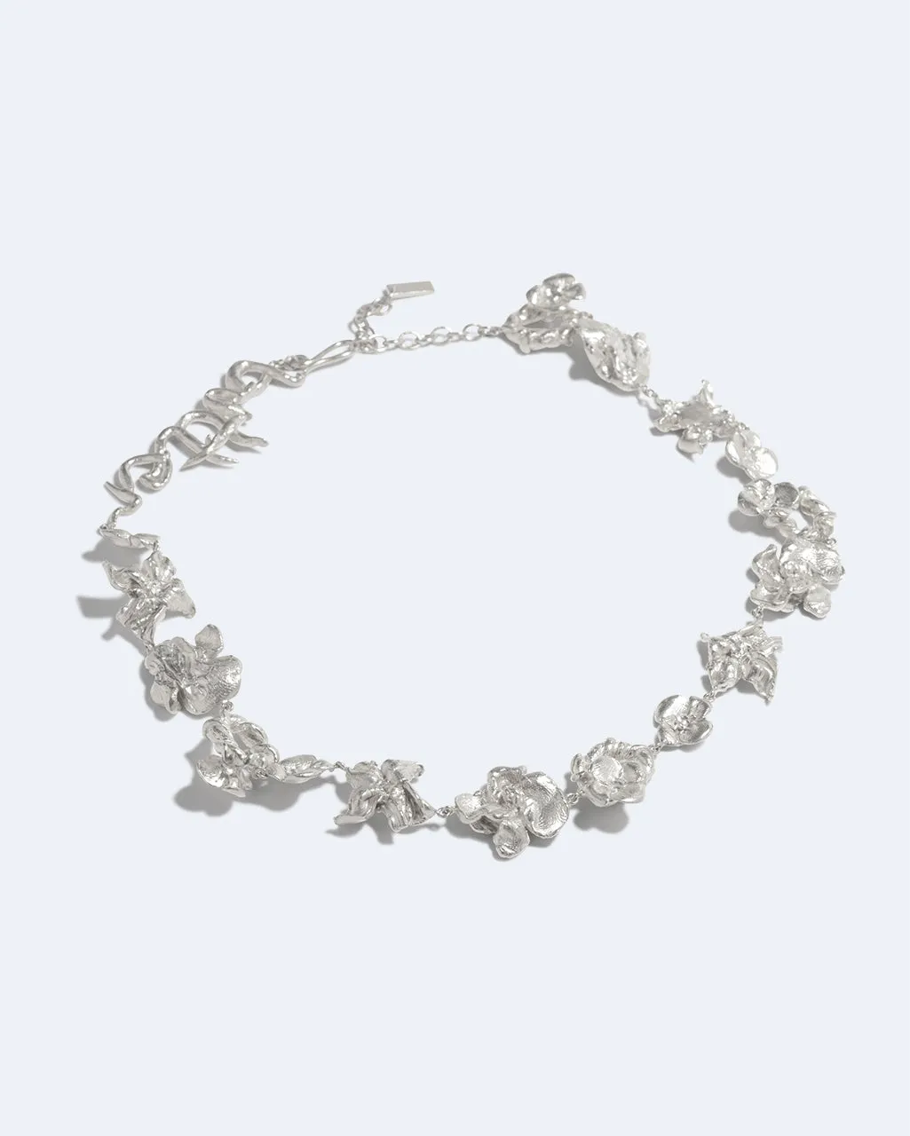 Completedworks Tributaries collier argenté ras de cou