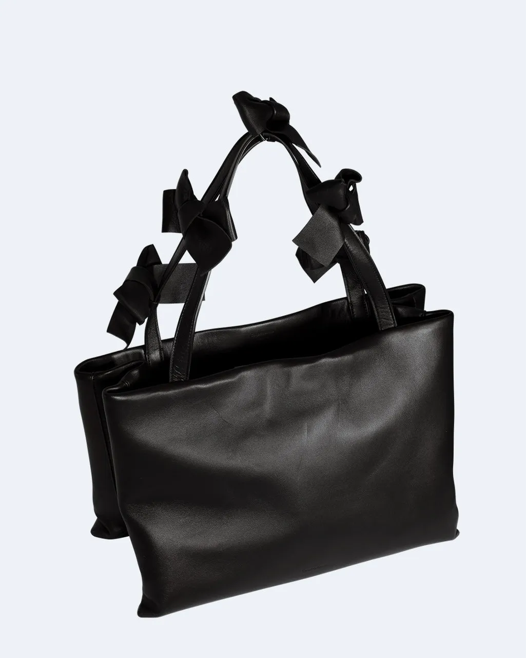 Completedworks Bows grand tote bag cuir noir nœuds