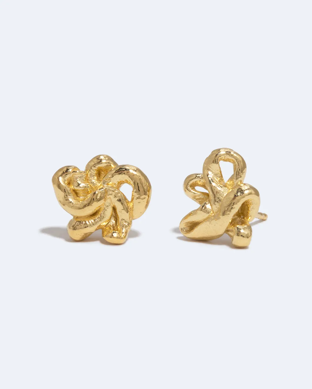 Completedworks Swirls boucles d'oreilles vermeil or