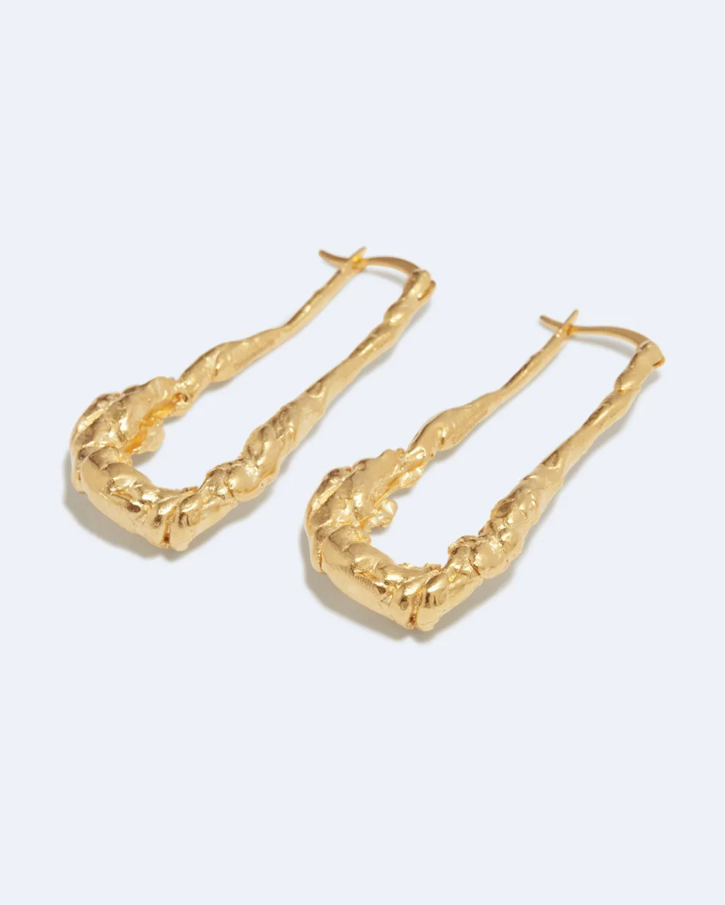 Completedworks Dripstone boucles d'oreilles plaqué or