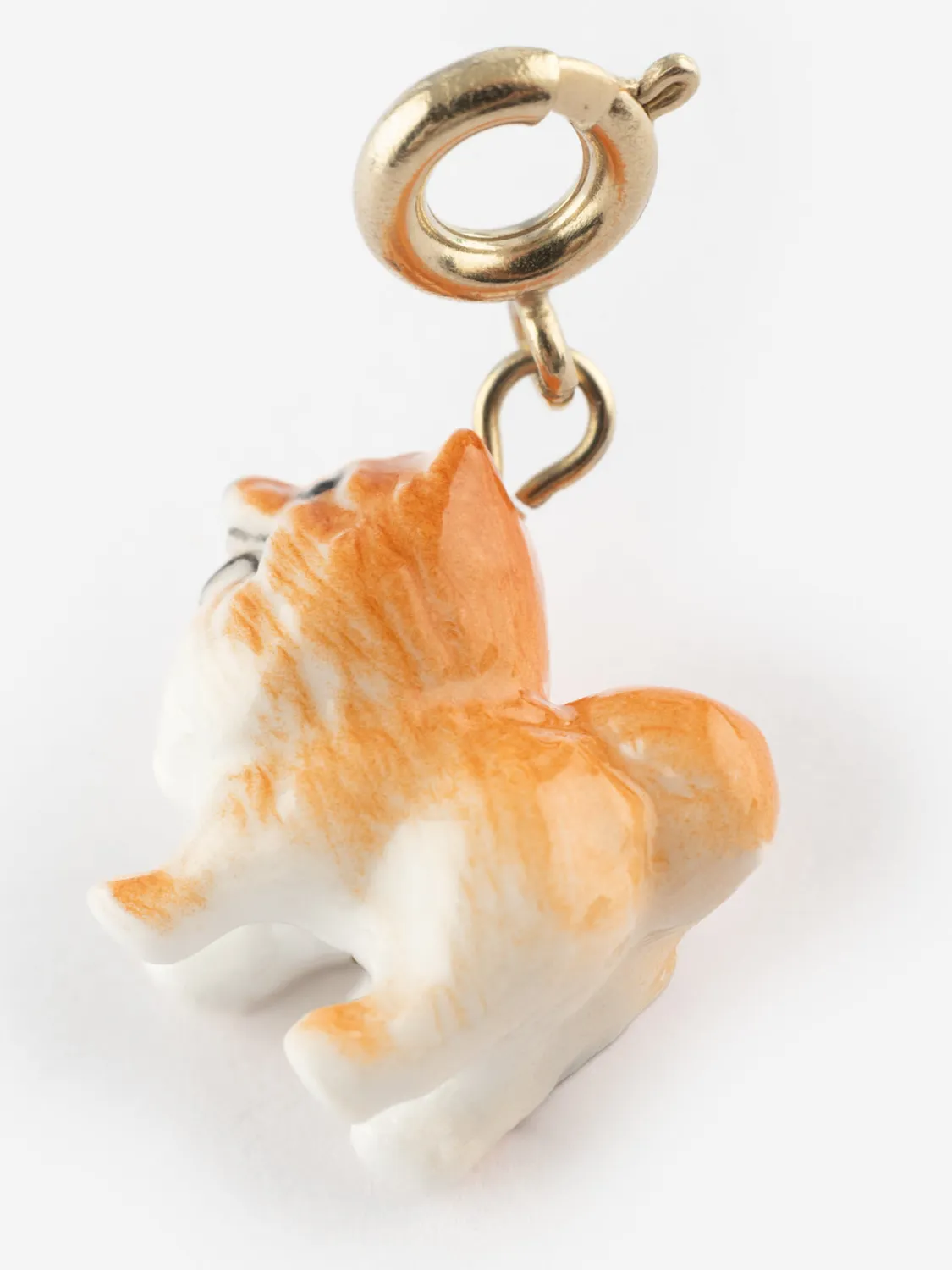 Nach Bijoux chien spitz charm’s porcelaine 2,7 cm