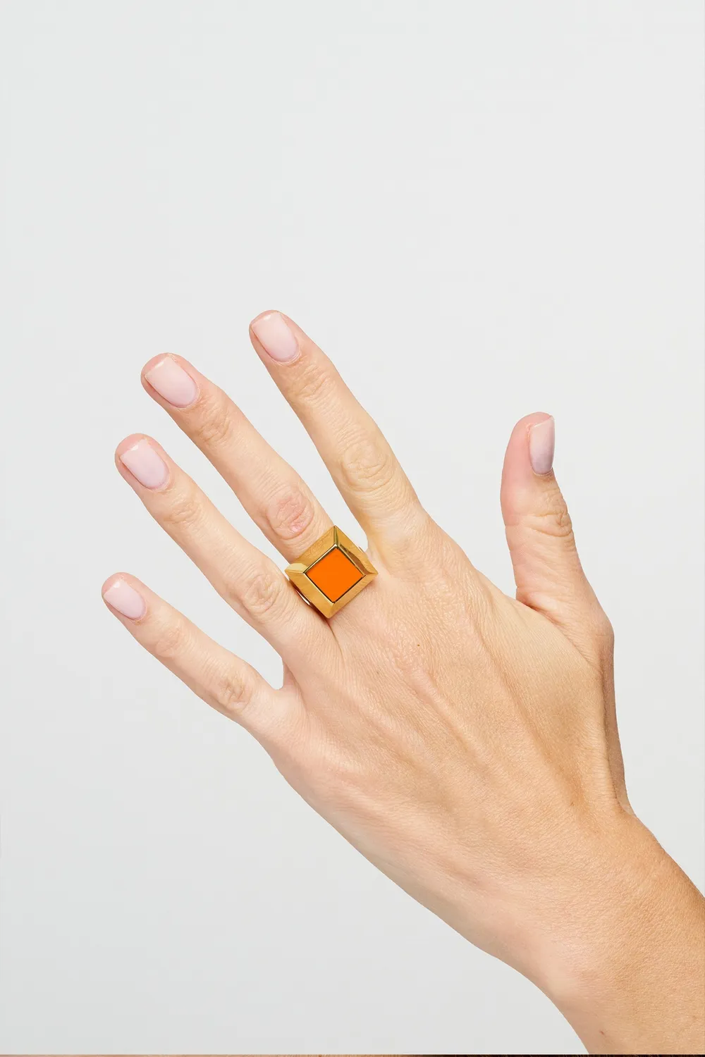 Philippe Ferrandis Kheops bague dorée or fin 24 carats