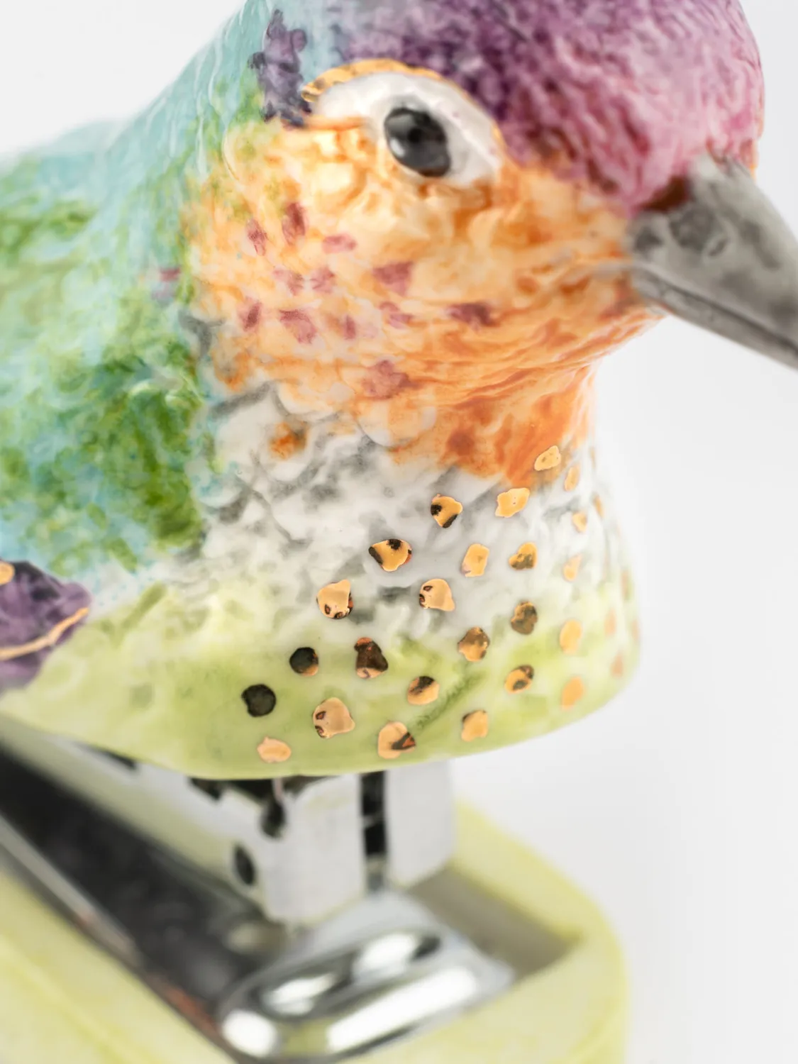 Nach Bijoux Colibri d'Anna agrafeuse porcelaine peinte main