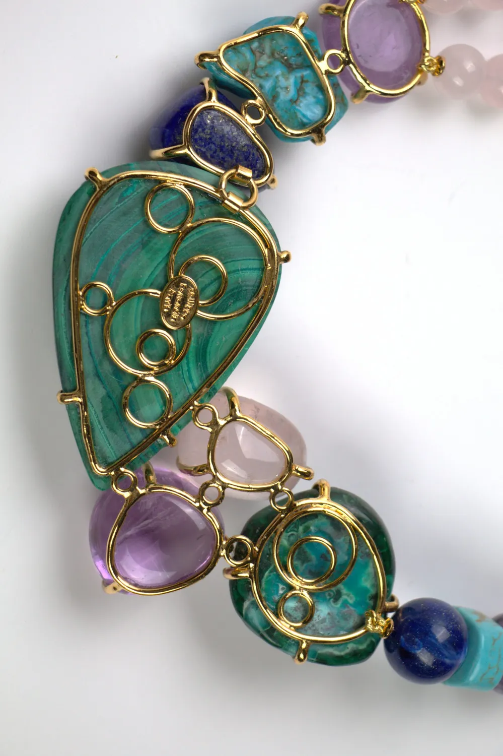 Philippe Ferrandis Pièces Uniques collier malachite unique