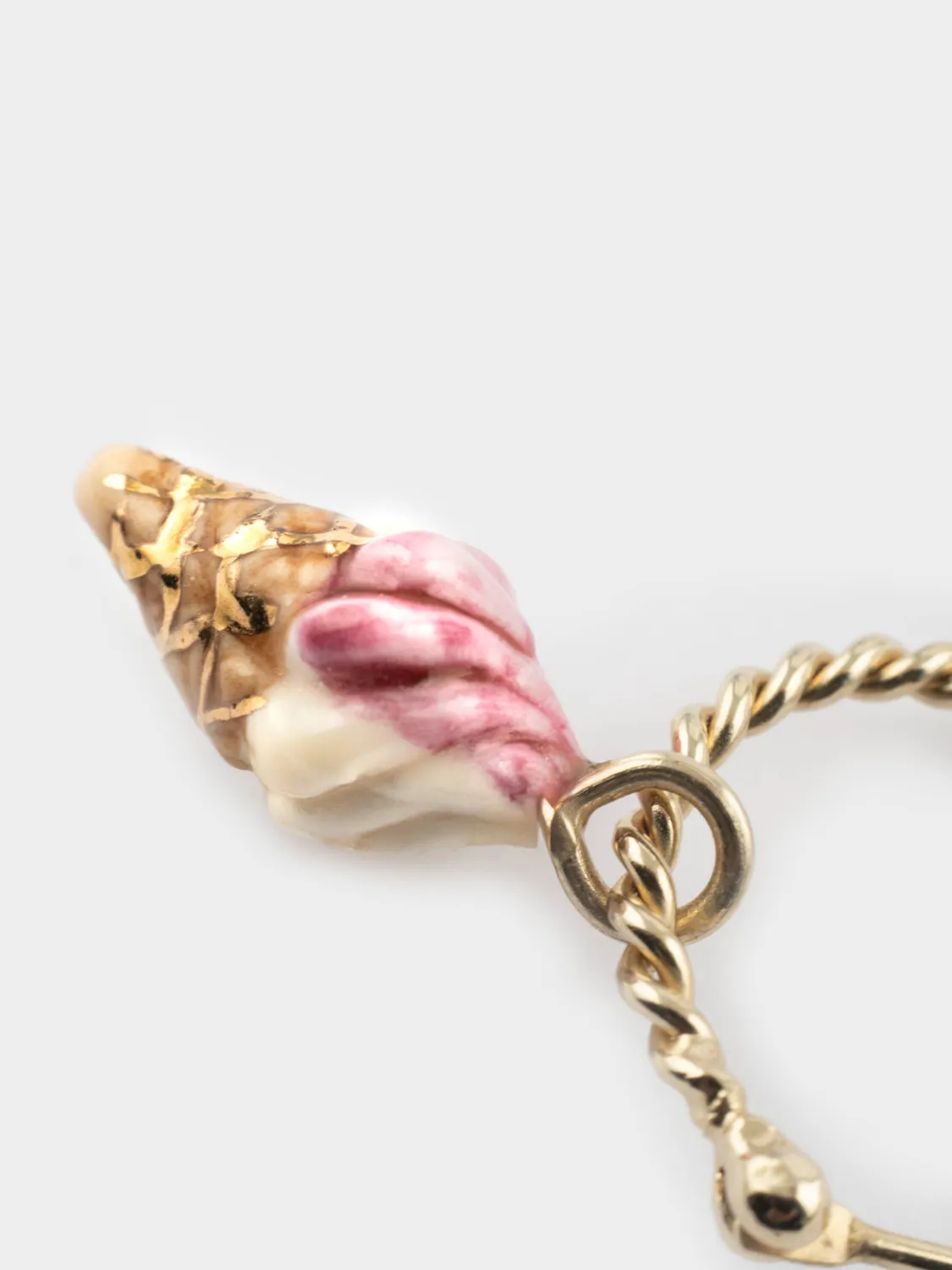 Nach Bijoux Mini créole glace boucle d'oreille unité rose