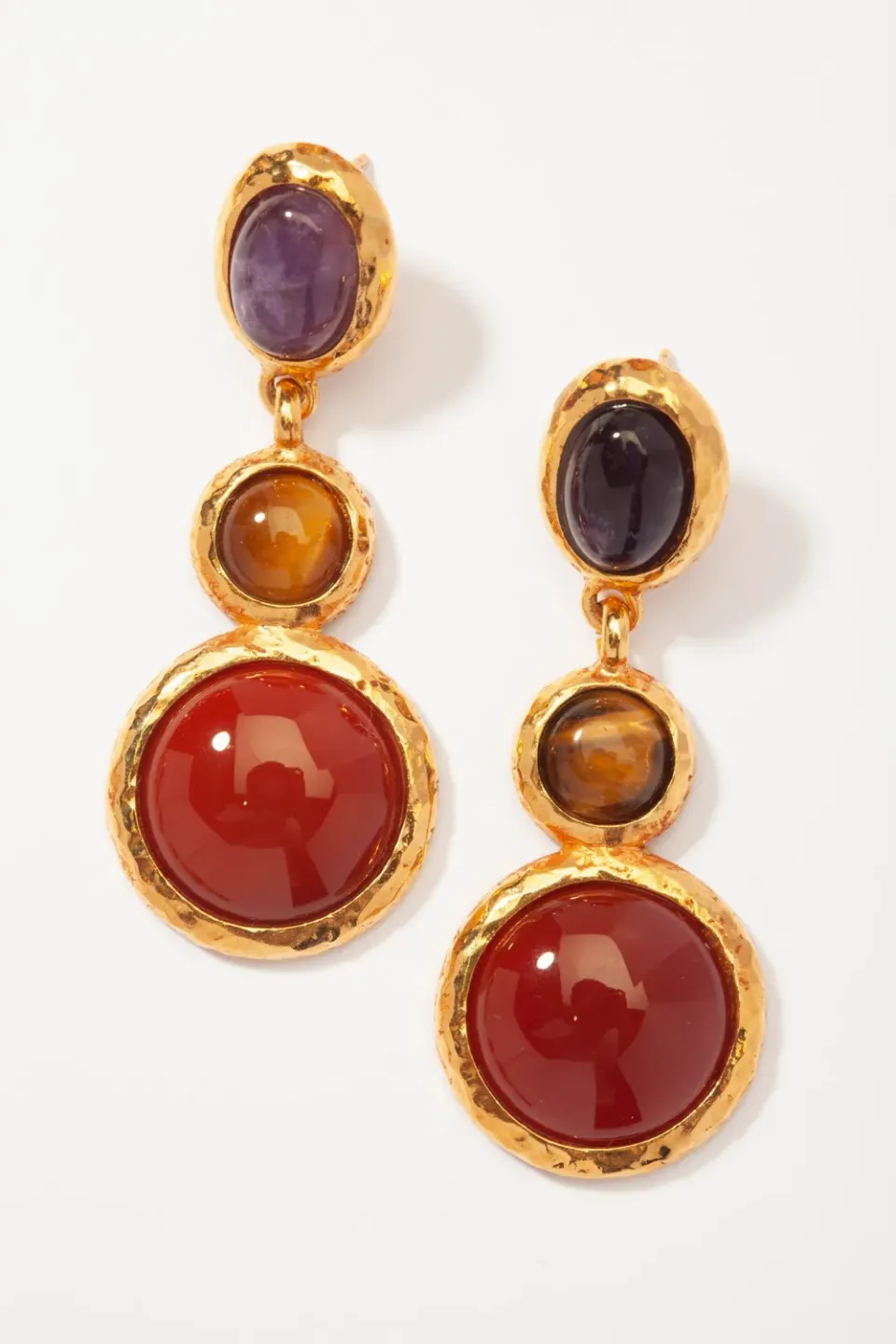 Philippe Ferrandis New Gems boucles pendantes pierres