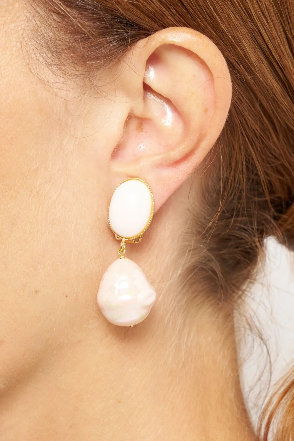 Philippe Ferrandis Corfou boucles clips médaillon
