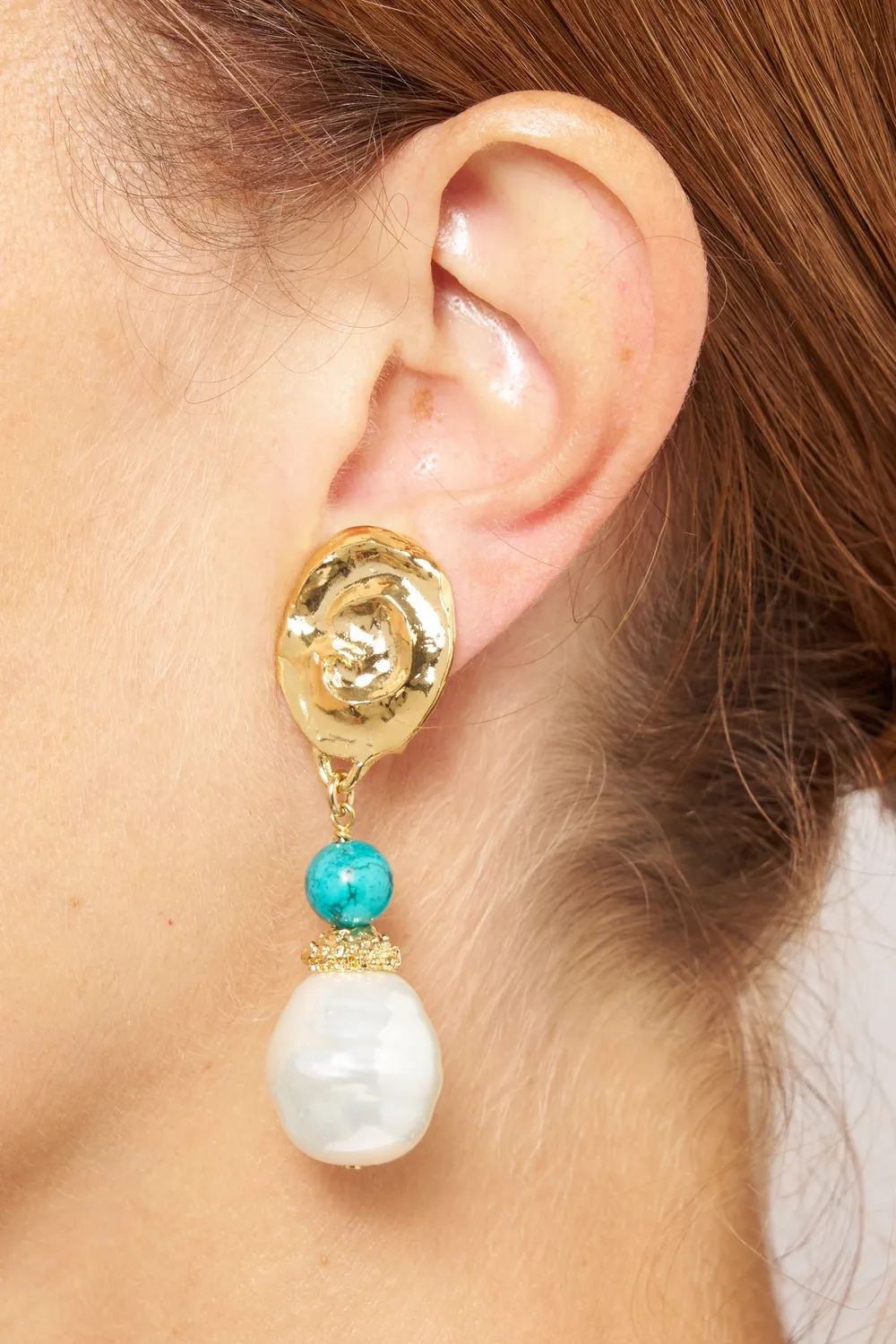 Philippe Ferrandis Minorca boucles d'oreilles clips