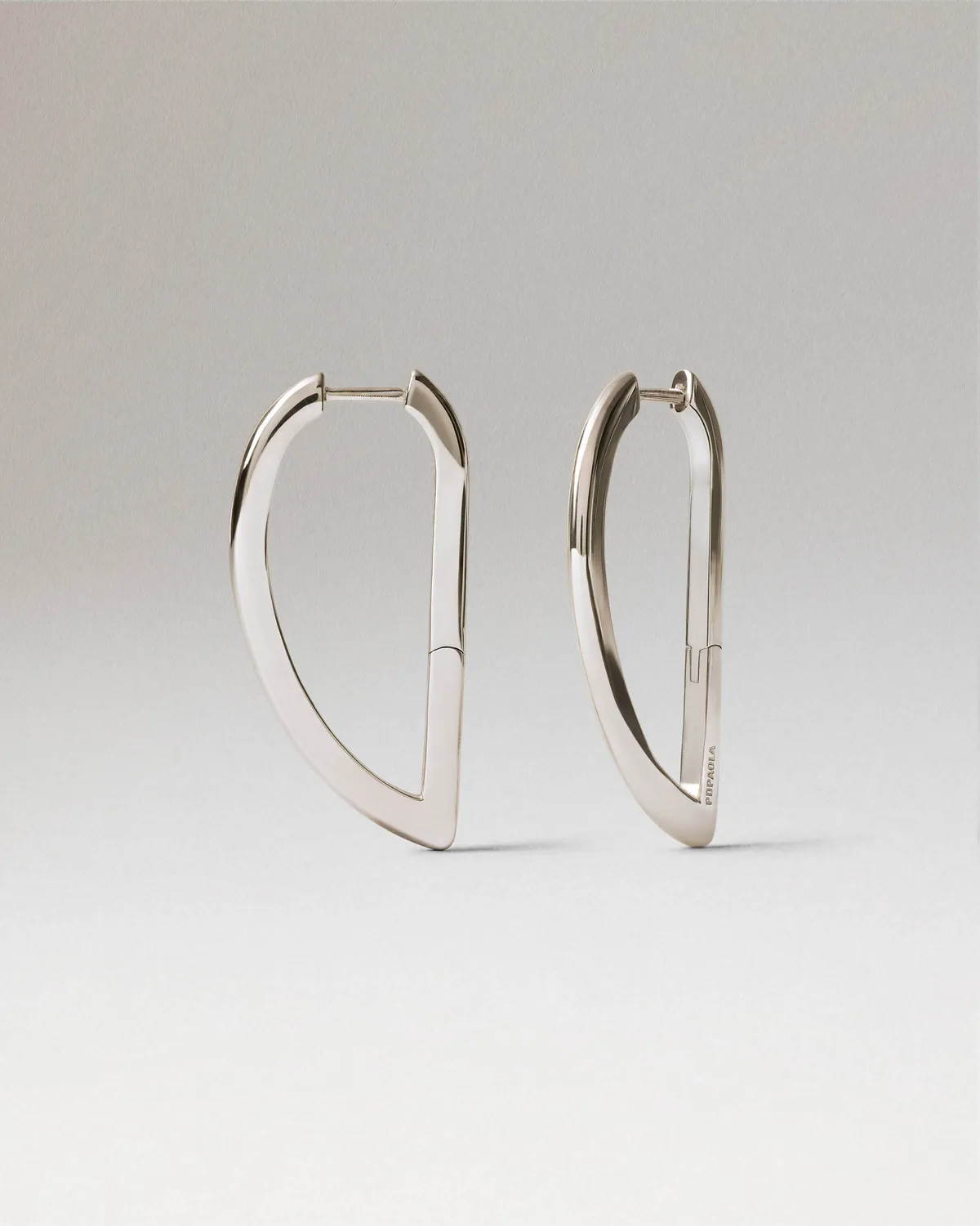 PDPAOLA Fuji Vento créoles argent 32 mm
