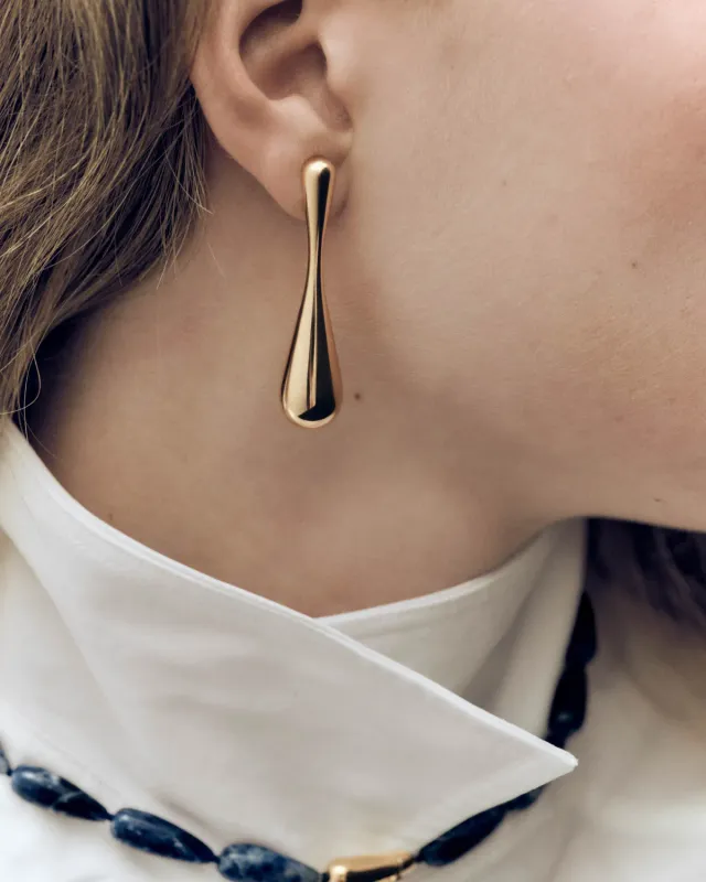 PDPAOLA Grid Glacier boucles d'oreilles pendantes éclat