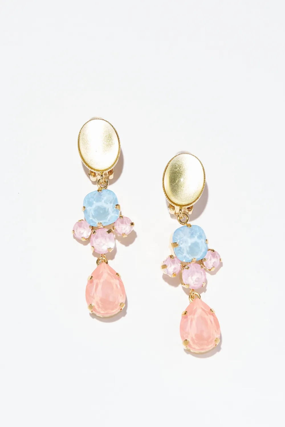 Philippe Ferrandis Sorbet boucles d’oreilles clips longues