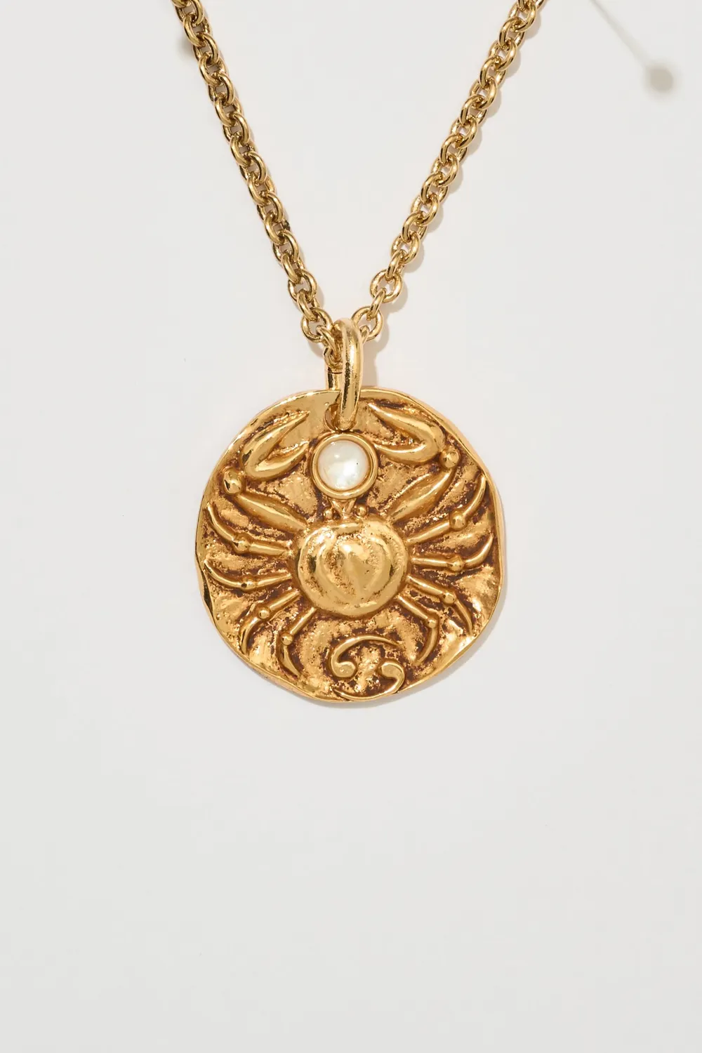 Philippe Ferrandis Astrochic collier médaillon doré