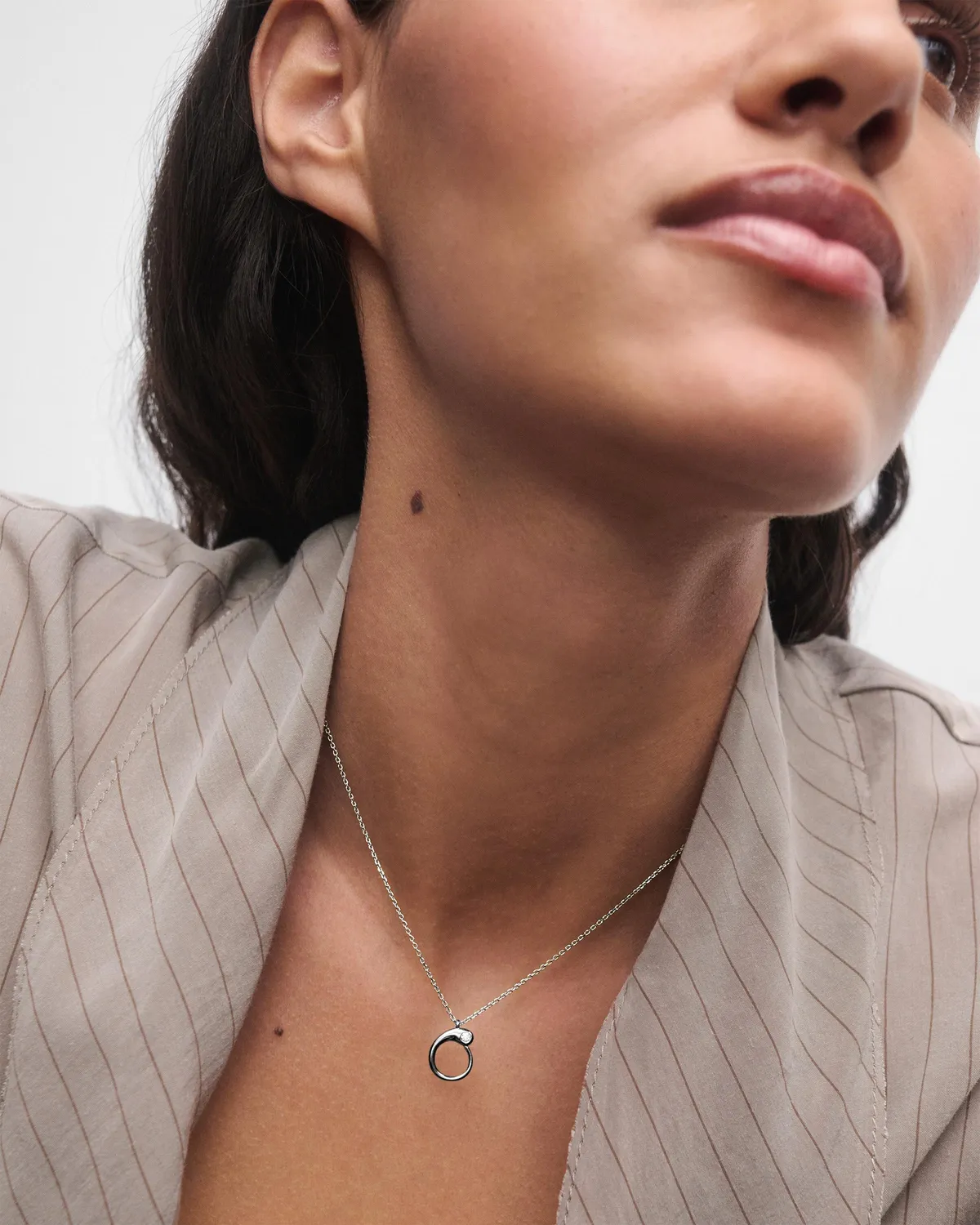 PDPAOLA Initial O collier argent lettre 40-50 cm