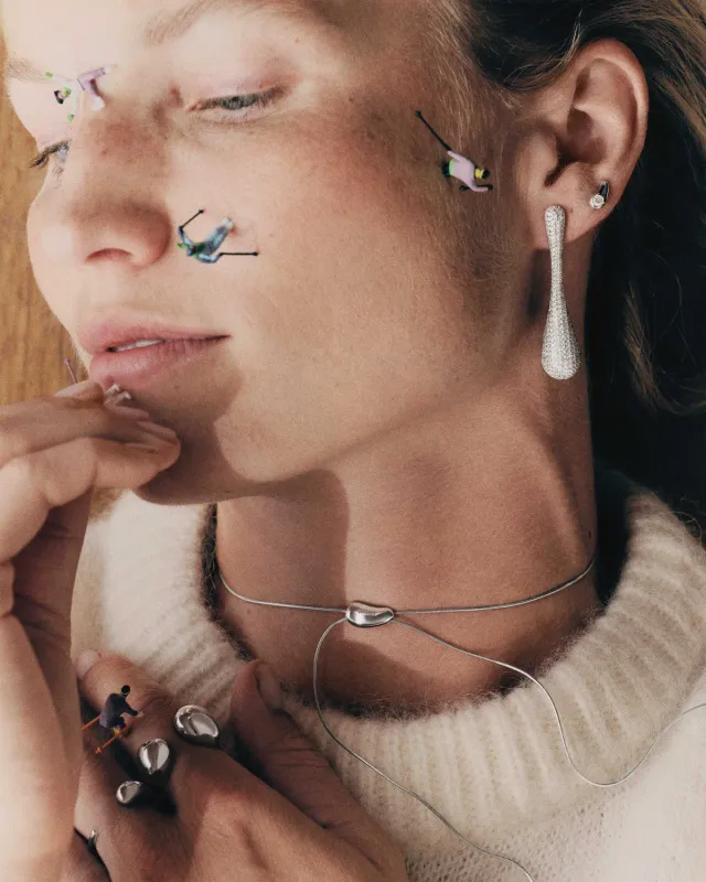 PDPAOLA Rodeo XMAS 23 charm argent coulissant