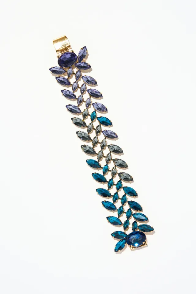Philippe Ferrandis Paris by Night bracelet souple bleu 20 cm